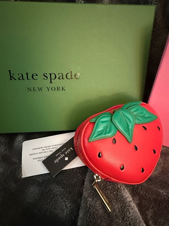 kate spade Handbags - kate spade Red Strawberry Mini Coin Pouch/purse tag *nwt